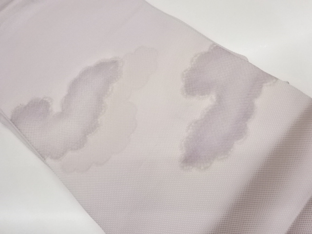 JAPANESE KIMONO / KANOKO (BABY DEER) / CLOUD PATTERN WOVEN NAGOYA OBI